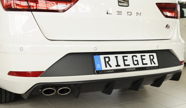 Rieger rear diffuser for Seat Leon FR (5F) without hitch ST/Station wagon - Image 2