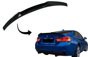 Trunk Spoiler suitable for BMW 4 Series Coupe F32 (2013-up) M4 CSL Design Piano Black