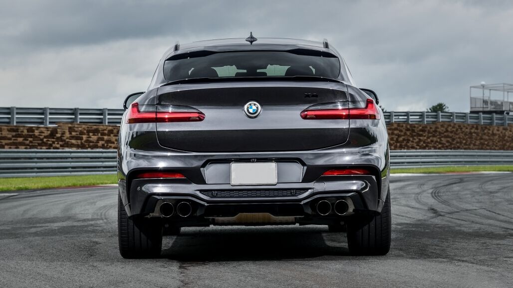 Rear Bumper Spoiler Valance Diffuser Double Outlet with Exhaust Tips suitable for BMW X4 G02 (2018-up) M Sport - Image 15