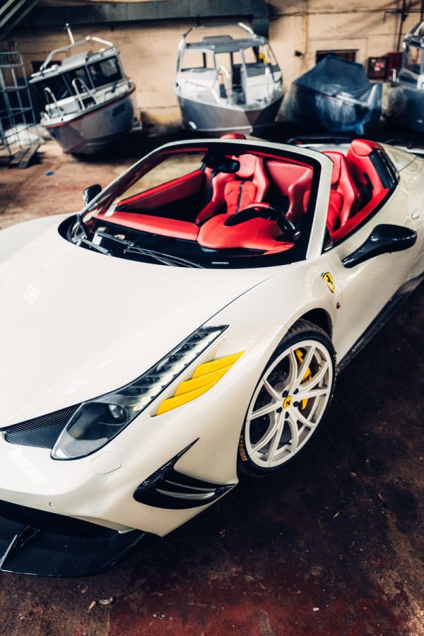 CARBON Performance Aero front bumper side vents for Ferrari 458 Speciale - Image 5