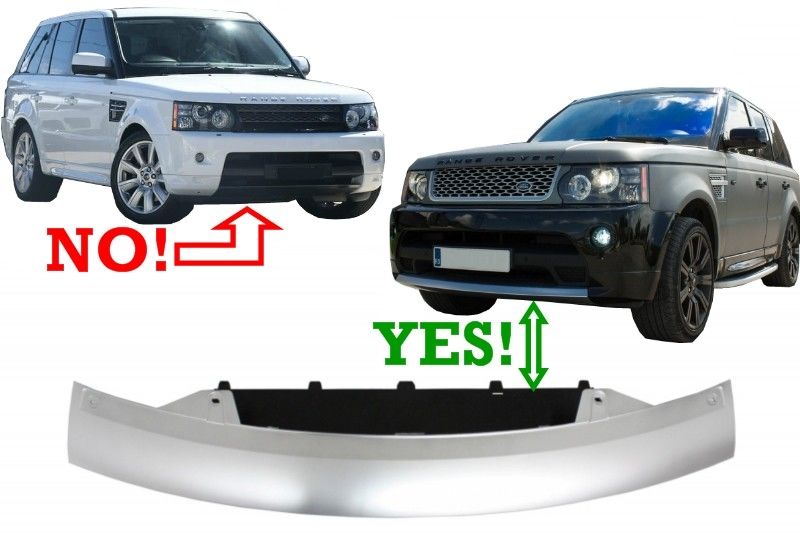 Front Bumper Spoiler Lip suitable for Land Rover Range Rover Sport (2005-2013) L320 Autobiography Design - Image 8