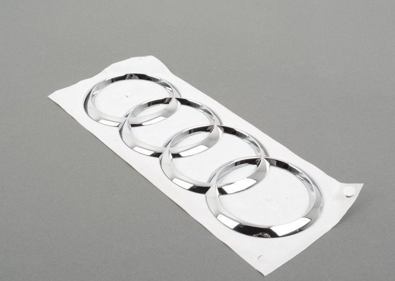 NEW GENUINE AUDI Q7 16-19 REAR TRUNK BOOT CHROME AUDI EMBLEM BADGE 4M08537422ZZ