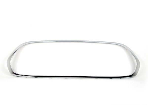 MINI NEW GENUINE F55 F56 F57 JCW FRONT BUMPER CENTER GRILLE FRAME CHROME 51137300589