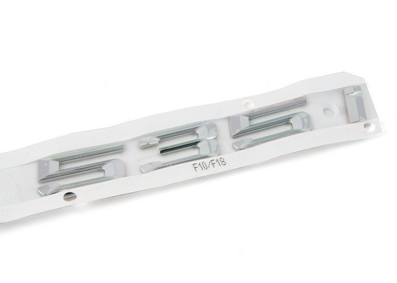 BMW NEW GENUINE F10 F10 LCI 5 SERIES 535i CHROME STICKER BADGE EMBLEM 51147219540