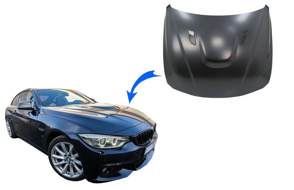 Hood Bonnet suitable for BMW 3 Series F30 F31 F35 (2011-2019) 4 Series F32 F33 F36 Gran Coupe (2011-2019) M3 M4 GTS Look - Image 12