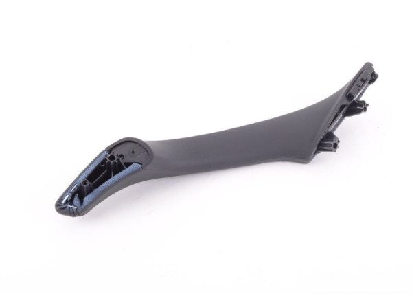 BMW NEW GENUINE F10 F11 DOOR TRIM PULL HANDLE LEATHER LEFT N/S RHD BLACK 51417225851 - Image 4