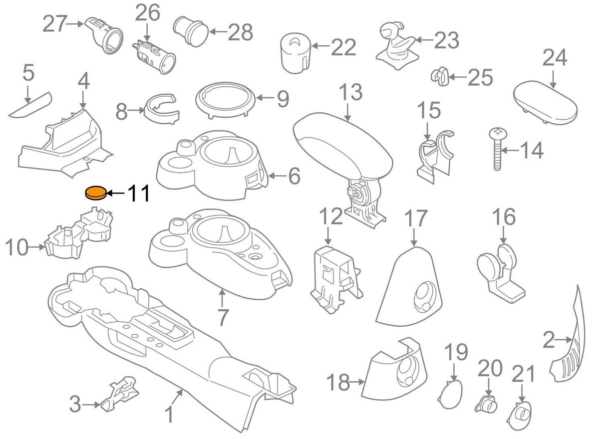 MINI NEW GENUINE COUNTRYMAN R60 RUBBER INSET FOR CUP HOLDER 51169809181 - Image 2