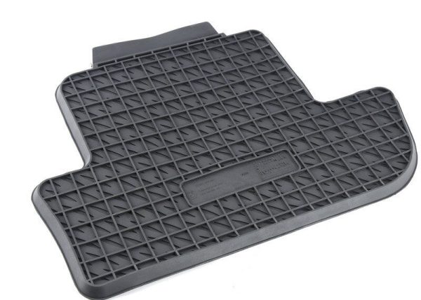 FOR BMW NEW GENUINE 6 SER F12 F13 ALL WEATHER BLACK RUBBER REAR FLOOR MATS - Image 5