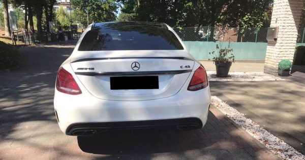 Genuine AMG Night Package Black Rear trunk lid badge sticker OE logo For Mercedes - Image 5