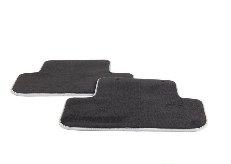 NEW GENUINE AUDI A4 A5 09-16 REAR PREMIUM BLACK TEXTILE FLOOR MATS 8K0061276MNO