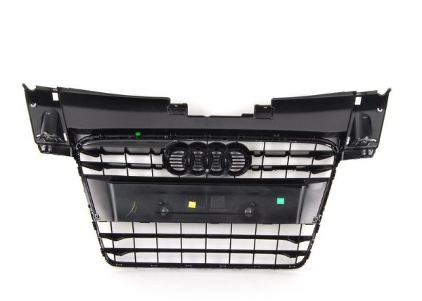 NEW GENUINE AUDI TT 11-14 FRONT BUMPER CENTER GLOSSY BLACK GRILLE 8J0853651HT94 - Image 5