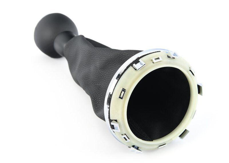 NEW GENUINE MINI R55 R57 R59 MANUAL SHIFTER KNOB WITH BLACK LEATHER BOOT 25112753784 - Image 3