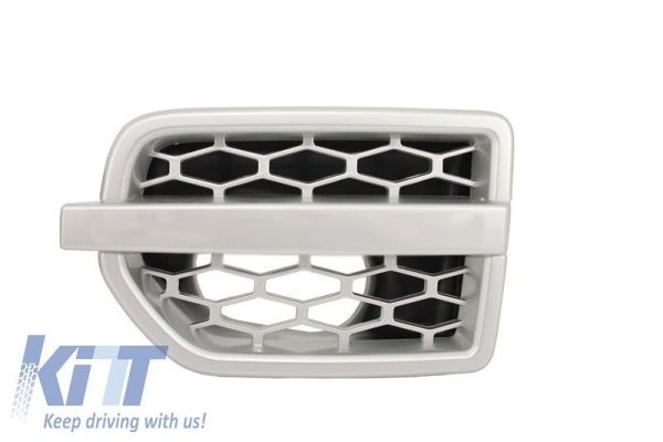 Side Vents  suitable for Land ROVER Range ROVER Discovery IV (2010-up) Silver Autobiography Design - Image 3