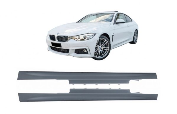 Side Skirts suitable for BMW 4 Series F32 F33 Coupe Cabrio (2013-up) M-Technik Design - Image 14