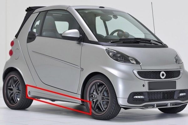 Side Skirts Add-On suitable for SMART ForTwo 451 (2007-2014) Apron Design - Image 7