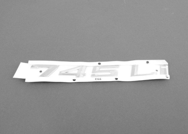 BMW NEW GENUINE E65 7 SERIES 745Li TRUNK BADGE EMBLEM LOGO 51147033243 - Image 4