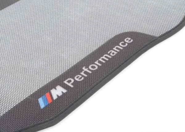 BMW NEW GENUINE F20 F21 F22 F23 F87 M PERFORMANCE FRONT FLOOR MATS LHD 51472407299 - Image 4