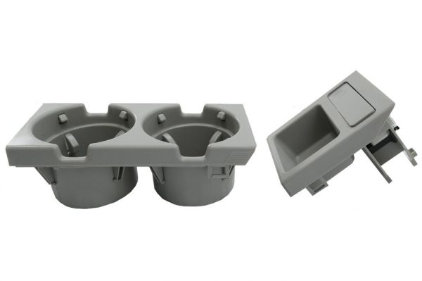 Holder Cup and Coin Box suitable for BMW 3 Series E46 (1998-2005) Grey - Image 3