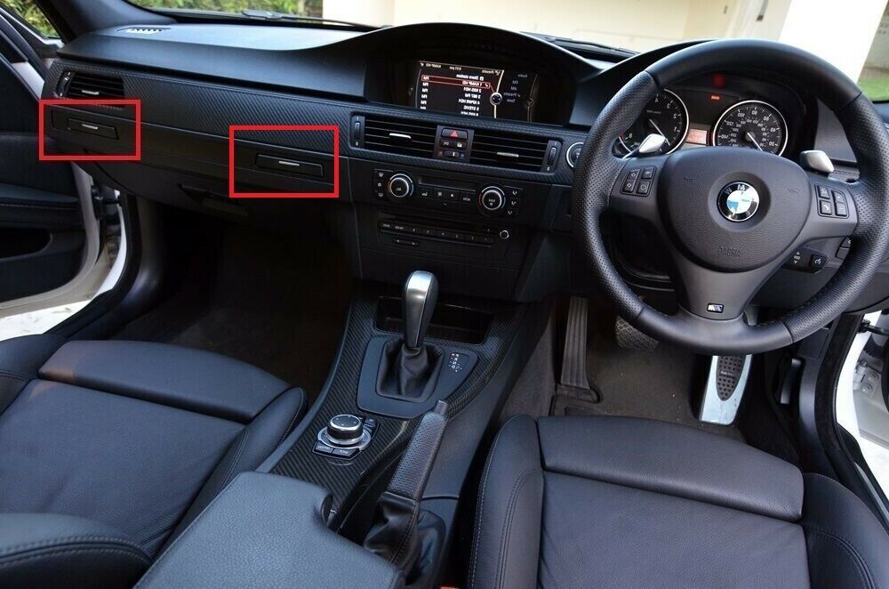 BMW NEW GENUINE 3 E90 E91 E92 E93 CUP HOLDER ASSEMBLY BLACK RHD PAIR SET - Image 2