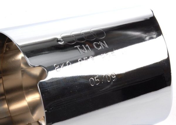 NEW GENUINE AUDI A4 08-16 A5 08-16 A6 11-14 STAINLESS STEEL EXHAUST TIP TRIMS 8K0071762 - Image 4