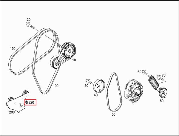 NEW GENUINE SMART FORTWO 450 ROADSTER 452 POLY BELT SPLASH GUARD RIVET A0009916740 - Image 2