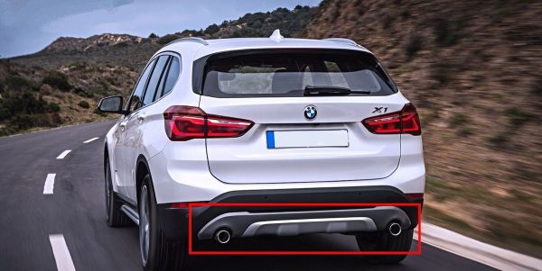 NEW GENUINE BMW X1 F48 NEW 2014-2017 SPORT X LINE REAR BUMPER LOWER TRIM 751127332324 - Image 5