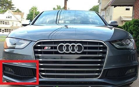NEW GENUINE AUDI A4 S4 13-16 S-LINE BUMPER O/S RIGHT FOG LIGHT GRILL BLACK 8K0807682T01C - Image 2