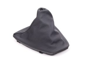 BMW NEW GENUINE E90 E91 E92 E93 MANUAL GEAR SHIFT BLACK LEATHER SLEEVE COVER LHD 25117595282