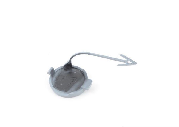 NEW GENUINE PORSCHE 997 04-12 REAR BUMPER TOW HOOK EYE COVER CAP PRIMED 99750580300G2X - Image 3