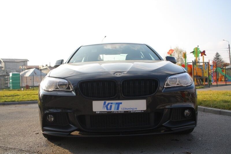 Air Diffuser and Front Bumper Spoiler Lip Package suitable for BMW F10 F11 5 Series (2011-2017) M-Performance Design - Image 10