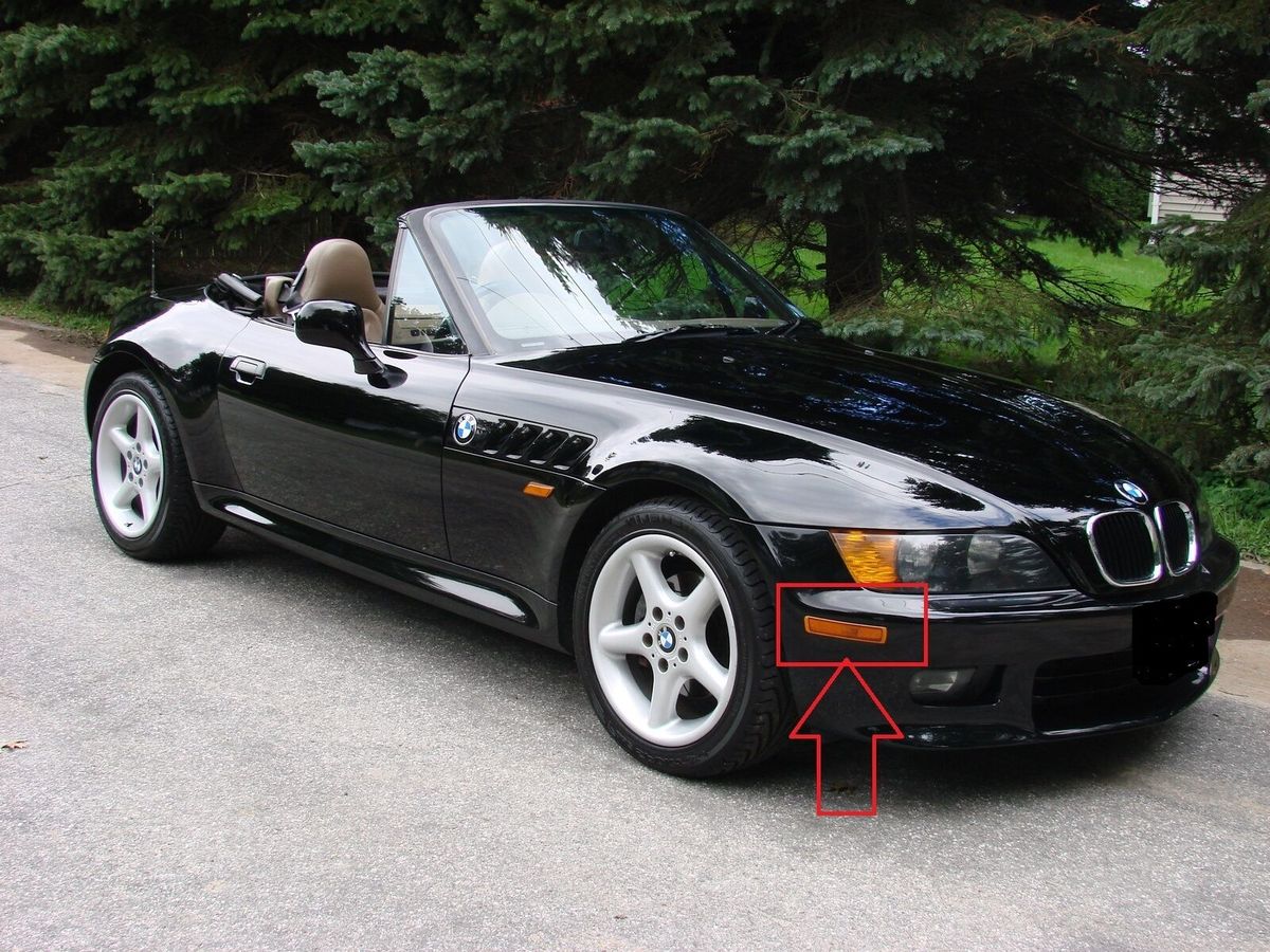 BMW NEW GENUINE Z3 E36 BUMPER LIGHT SIDE MARKER INDICATOR RIGHT O/S 63148389696 - Image 2