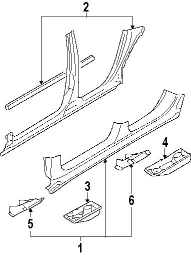 AUDI NEW GENUINE A6 C6 05-11 FRONT JACK PAD UNDER CAR SUPPORT 4F0802845 - Image 2
