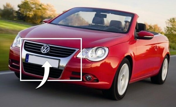 NEW GENUINE VOLKSWAGEN VW EOS FRONT BUMPER RADIATOR GRILLE 1Q0853641BYAG - Image 2
