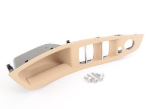 BMW NEW GENUINE 5 SERIES F10 F11 INTERIOR DOOR HANDLE LEFT BEIGE LHD 51417225867