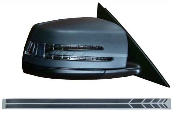 Set Sticker Side Decals & Upper Bonnet Roof Tailgate & Sticker Mirror Dark Grey suitable for MERCEDES C205 Coupe A205 Cabriolet (2014-2016) A45 Design Edition 1 - Image 8