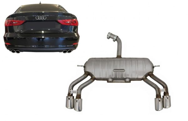 Complete Exhaust System suitable for Audi A3 8V Sedan Cabrio (2012-2019) S3 Design - Image 9