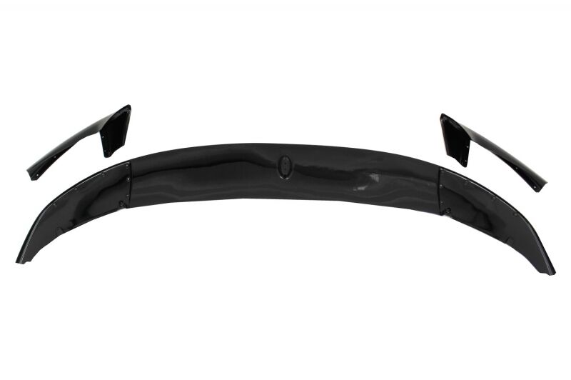 Front Bumper Spoiler Lip with Mirror Covers and Diffuser Double Outlet Single Exhaust suitable for BMW 5 Series F10 F11 Sedan Touring (2015-2017) M-Performance Piano Black - Image 11