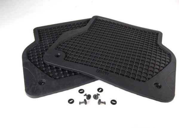 FOR NEW GENUINE BMW 5 SERIES E39 REAR ALL WEATHER RUBBER FLOOR MATS - Image 3
