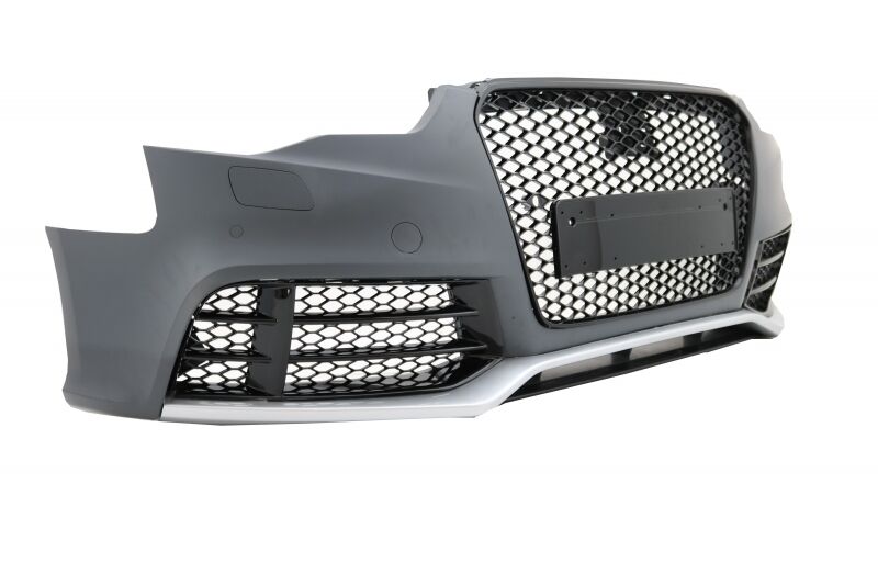 Front Bumper suitable for AUDI A5 8T Facelift (2012-2016) with Bumper Add-On Spoiler Lip RS5 Design - Image 3