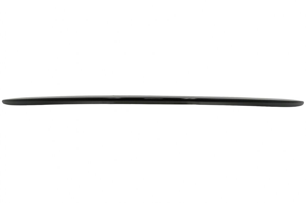 Trunk Boot Spoiler with Rear Bumper Flaps Side Fins Flics suitable for Mercedes C-Class Coupe C205 (2014-2019) Piano Black - Image 3