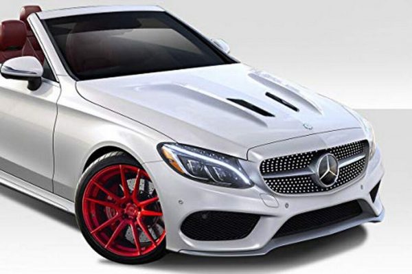 Front Hood Bonnet Suitable for Mercedes C-Class W205 S205 C205 A205 (2014-Up) GT Design - Image 10