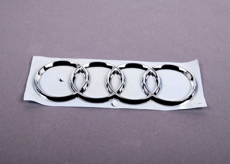 NEW GENUINE AUDI A3 2009-2013 REAR TRUNK CHROME AUDI RINGS EMBLEM BADGE 8P08537422ZZ - Image 3