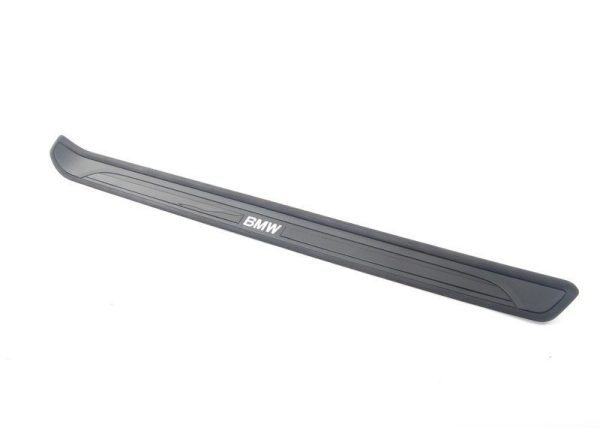 BMW NEW GENUINE E81 E82 2 DOOR O/S RIGHT DOOR BLACK ENTRY SILL STRIP 51477174560