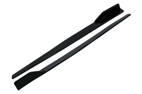 Side Skirts Extensions suitable for Toyota Corolla XII (2019-Up) Piano Black