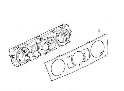 BMW NEW GENUINE E81 E87 E88 1 SERIES HEATER CONTROL PANEL SURROUND TRIM 64116957956 - Image 3