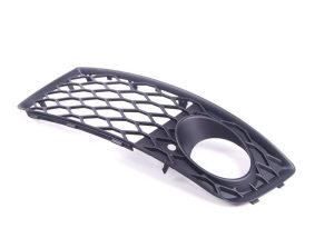 GENUINE AUDI RS4 B7 LEFT N/S BUMPER GRILL FOG LIGHT SURROUND BLACK 8E0807681E3FZ
