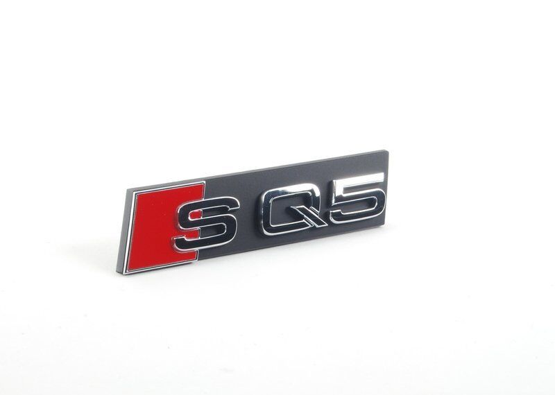 NEW GENUINE AUDI Q5 SQ5 13- FRONT BUMPER CENTER GRILLE CHROME SQ5 BADGE EMBLEM 8R0853737B2ZZ - Image 4