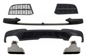 Conversion Kit Spoiler and Air Diffuser suitable for BMW 5 Series F10 F11 Sedan Touring (2010-2017) M-Technik to M-Performance Sport M550 Design