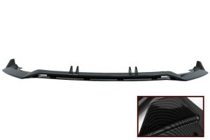 Front Bumper Add-On Spoiler Lip suitable for Audi A4 B9 8W S-Line (2016-2018) Carbon Look