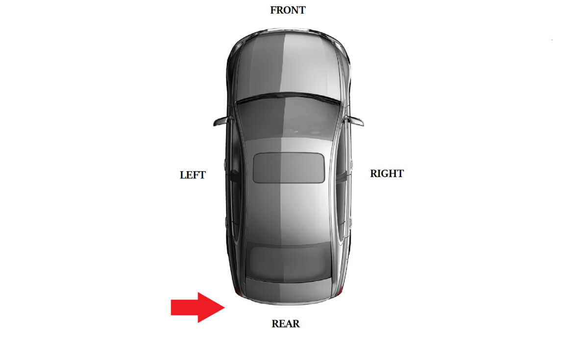 NEW GENUINE AUDI Q5 09-16 LOWER REAR TAIL LIGHT ASSEMBLY LEFT N/S 8R0945095B - Image 3